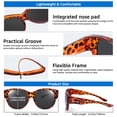 thumbnail image 6 of TINHAO Polarized Sunglasses Over Glasses Women Fit Over Glasses Sunglasses Cat Eye Sunglasses UV Protection Lightweight, 6 of 7