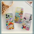 thumbnail image 2 of Funda De Teléfono De Plata De Hierro Caliente Para iPhone 11 14 Plus 12 13 Pro Max Moda De Juguete Historia Crayon Shinchan Protección Cubierta, 2 of 4