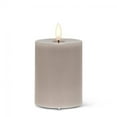 thumbnail image 1 of Set of 2 Gray Led Pillar Candle, 1 of 1