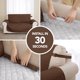 thumbnail image 4 of Deconovo Funda de sofá resistente al agua, 1 unidad, color marrón café, 53 cm de ancho x 190 cm de largo, funda protectora para muebles, ideal para mascotas y niños., 4 of 7