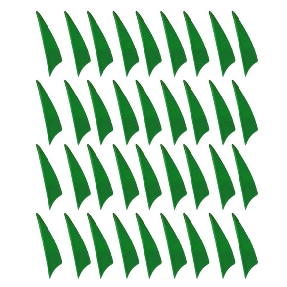 Recurve Bow Hunting Fletching 1.75 in Fletches Target Green