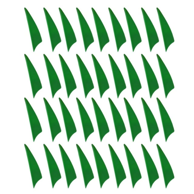 Chasse à l'Arc Recurve Fletching 1,75 Po Fletches Cible Vert
