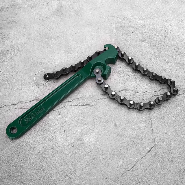 Llave para filtro de aceite ANGGREK Extracción tipo cadena 9 pulgadas universal