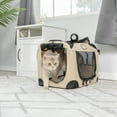thumbnail image 2 of Armarkat Pet Carrier Beige, PC201B, multiple pockets, 2 of 11