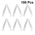 thumbnail image 1 of 1 Set/100 Pcs Pince à Cordon Ombilical Jetable pour Bétail Pince à Couper Outils de Reproduction Animale (Panne à Cordon Ombilical pour Porcelet, Blanc), 1 of 5