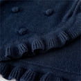 thumbnail image 4 of Coerni Girls Shrug Bolero Cardigan Baby Knitted Long Sleeve Button Closure Ruffles Cropped Sweaters Tops Outwear, 4 of 9