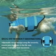thumbnail image 4 of HQREA Adjustable Shark Dog Life Vest with Handle for Small Dog Swimming Boating, 4 of 6
