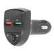 thumbnail image 2 of Transmisor FM inalámbrico, adaptador Bluetooth 5.0 para automóvil, adaptador de radio inalámbrico dual, kit para automóvil, llamadas manos libres, cargador para automóvil, funciones de vanguardia, 2 of 9