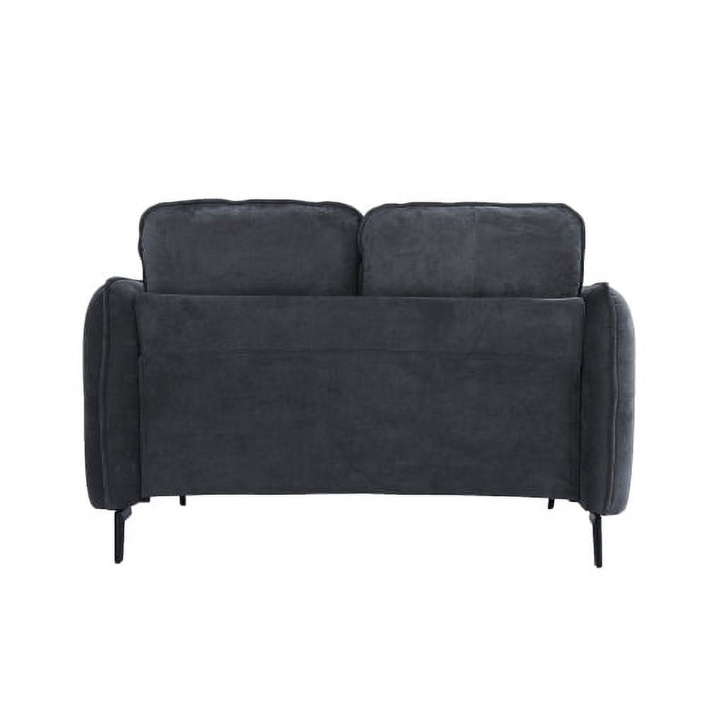 Loveseat with Removable Back and Seat Cushions Teddy Fabric Sofa Couch with  2 Pillows for Living Room Office Apartment - On Sale - Bed Bath & Beyond -  38930148