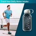 thumbnail image 6 of Leakproof Sports Water Bottle with Handle, 800ml Gym Space Cup, Fitness Water Bottle for Yoga, Exercise and Outdoor Activities, 6 of 6