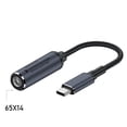 thumbnail image 1 of Cable adaptador para computadora portátil PD100W, interfaz de CC a cable de conversión tipo C, fuente de alimentación de CC, segundo puerto de carga tipo C, 1 of 6