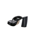 thumbnail image 3 of Gia Borghini Black Leather Platform Sandals Black (Women's), 3 of 3