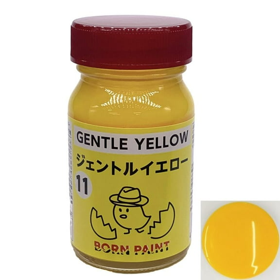 Born Paint TRU42024 Gentle Yellow 50ml Lacquer Paint Bottle