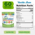 thumbnail image 2 of RawFusion Plant-Based Protein Powder, Vanilla Bean, 4 Lb, 60 Servings, 2 of 7