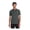 Anchor Grey, variant on Unisex Stretch Jersey Polo | Short Sleeve Work Polo for Men & Women, Moisture Wicking Jersey Shirt - Deep Black 2XL