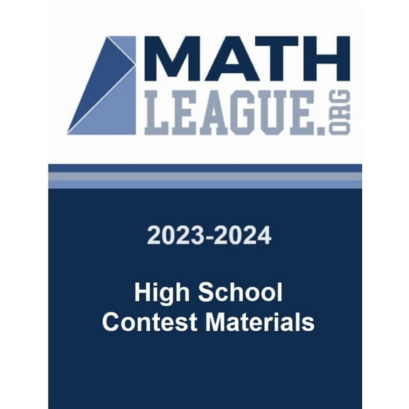 2023-2024 High School Contest Materials, (Paperback)