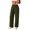 Blackish Green, variant on Women High Waist Wide Leg Sweatpants JIANLAI Elastic Soft Knit Loose Trousers With Side Pockets For Yoga Travel Daily Streetwear