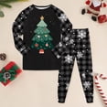 thumbnail image 2 of Huesdet Costume pour Garçons et Filles Tout-Petits Pantalon Long Manches Longues Col Rond Imprimé 3D (2-3 Ans, Noir), 2 of 4