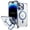 Blue, variant on ShellTech for iPhone 14 Pro Max Case with Screen Protector Compatible,Military-Grade Drop TestedShockproof Slim Fit Magnetic Crystal Cover,Black