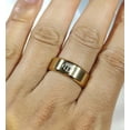 thumbnail image 7 of Crown Matching Rings Couple Rings 1CT CZ Yellow Gold Plated Wedding Ring Sets Female Ring, 7 of 7