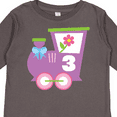 thumbnail image 4 of Inktastic 3rd Birthday Train 3 Year Old Girl Boys or Girls Long Sleeve Toddler T-Shirt, 4 of 5