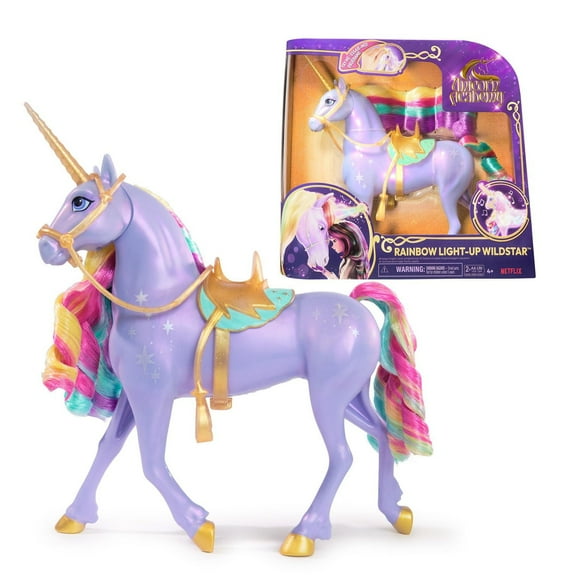 Unicorn Academy, Interactive Rainbow Light-up Wildstar Unicorn Toy with Lights, Sounds & Music, Dolls & Unicorn Toys for Girls Ages 4 and up, Wildstar Unicorn