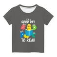 thumbnail image 4 of Avrntaa Ita Good Day to Read Shirt for Toddler Baby Boy Girl - Summer Casual Crewneck T Shirts 3-14T, 4 of 4