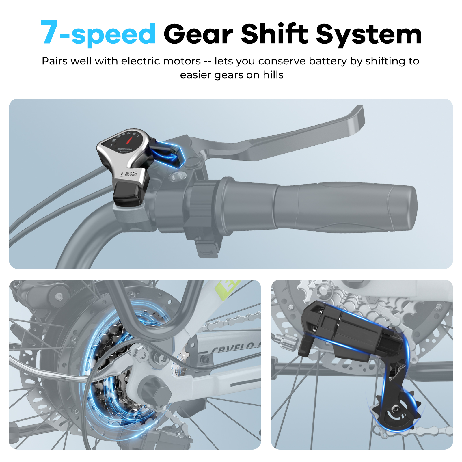 1000 Peak Electric Bike for Adults,up 80 Miles 25AH Removable Battery Ebike, 26" Electric E Bike with 7-Speed,Adult Electric Bicycles for Commute Beach Snow Man Womens All Terrain