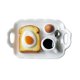 thumbnail image 2 of Mini Adorno de comida Hugo Juguete de cerámica para Niño Huevo Bandeja de desayuno, 2 of 10