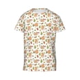 thumbnail image 4 of Wukai Squirrel And Mushroom Youth Unisex Short Sleeve T-Shirt for Boys, Girls, Teens, and Kids-Large, 4 of 7