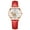 White, variant on Fashion Leather Strap Watch – Sparkling Dial, Glow Feature & Quartz Accuracy
