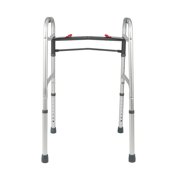 Walkers for Adult, Folding Walker with Adjustable Height 30''-38'', Lightweight Medical Walking Frame with Comfort Grip & 5'' Wheels for Elderly, Seniors, with 2 Wheel Tubes & Walker Bag, S10504