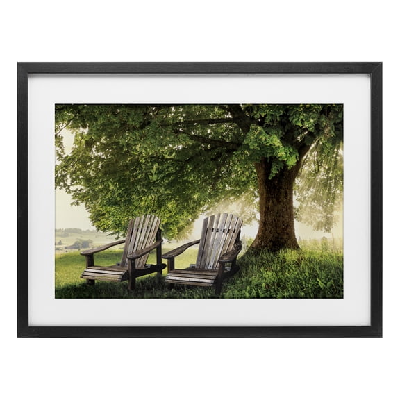 Stupell Industries Rustic Lodge Made In The Shade Black Framed Print Under Glass, 20 x 14, by Celebrate Life Gallery