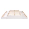 thumbnail image 3 of Base de grand lit plateforme avec quatre tiroirs, 3 of 6