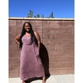 thumbnail image 5 of Plus Size French Terry Spaghetti Strap Maxi Dress, 5 of 7