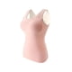 thumbnail image 1 of Guardurnaity Ropa interior térmica acolchada de invierno frío para mujer, Top de mantenimiento del calor, chaleco básico informal, ropa para el Ropa interior Rosado SG, 1 of 6