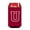 Maroon And White, variant on Letter U Initial Monogram - Green Can or Bottle Beverage Insulator Hugger