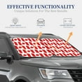 thumbnail image 4 of Naloa Canada 2 Piece Foldable Car Sun Shades, Car Windshield Sunshade, Front Window Sunshade for Car, Truck, SUV - Medium, 4 of 7