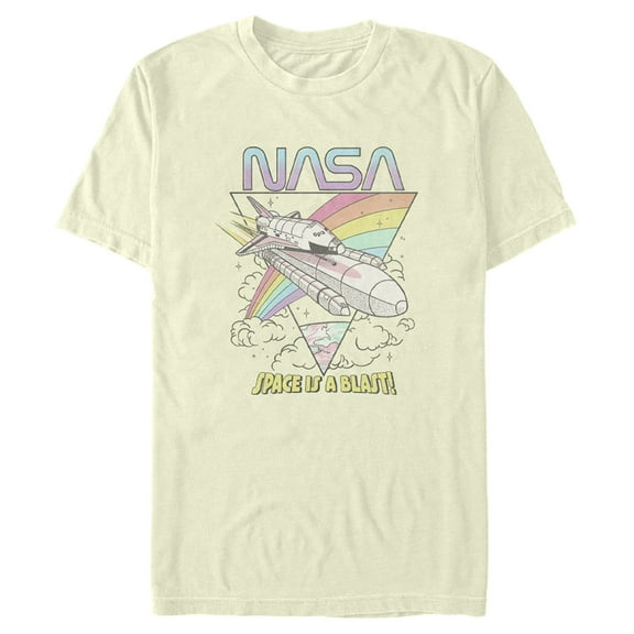 Men's NASA Space Is a Blast Graphic Tee Beige 3X Large