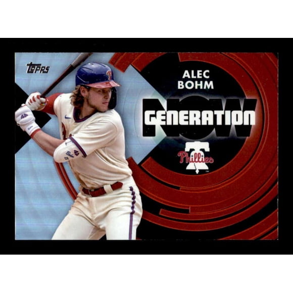 La tarjeta de béisbol supera a Generation Now #GN -23 Alec Bohm Phillies