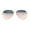 Gold Peach, variant on Retro Reflective Color Mirror Lens Metal Rim Officer Cop Sunglasses Gold Peach