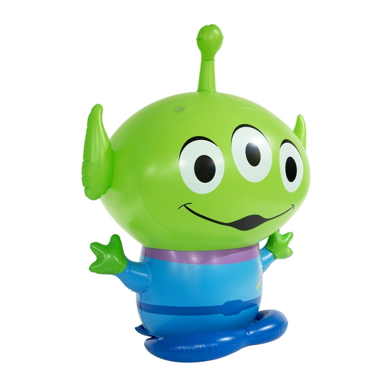 トイ・ストーリー Windup ALIEN Toy Story Alien 4-Foot Inflatable Sprinkler for Kids Ages 3 & Up