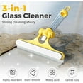 thumbnail image 2 of 3 in 1 Window Cleaning Scraper, 2025 Upgraded Window Squeegee with Sprayer for Glass Mirror, Shower Squeegee for Bathroom Tile Shower Walls Glass Doors Window Privacy Film (Blue), 2 of 8