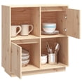 thumbnail image 2 of vidaXL Sideboard 74x35x80cm Solid Wood Pine, 2 of 5