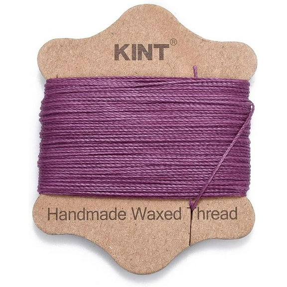 Purple 21.87 Yards Waxed Nylon Cord 0.65mm Purple