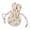 Beige1, variant on Giaone Lightweight Polyester Fabric Ears Floral Storage Bag Drawstring Closure