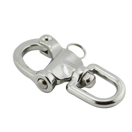 

Stainless Steel D Ring Swivel Eye Snap Shackle with Large Bail for Outdoor Activities