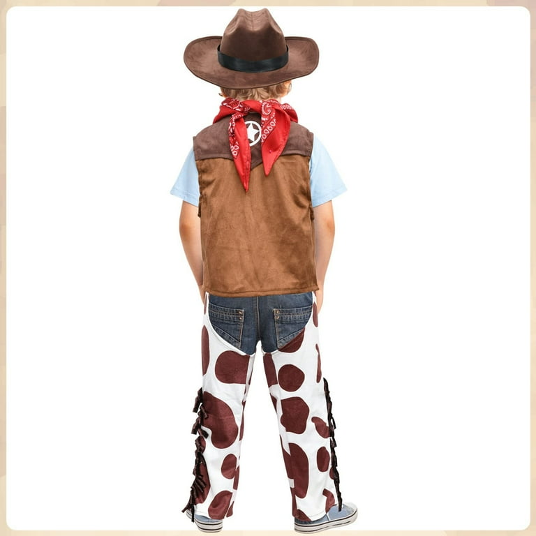 Boy Western Cowboy Style Kids Costume Set Cosplay Costume