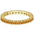 thumbnail image 2 of Citrine Eternity Stackable Ring Band 14K Yellow Gold (0.75ct), 2 of 4