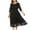 Black, variant on gakvbuo Plus Size Dresses For Curvy Women Wedding Guest Fall Dresses For Women 2023 Women's Large Size Hollow Lace Pocket Dress Evening Dress Long Skirt